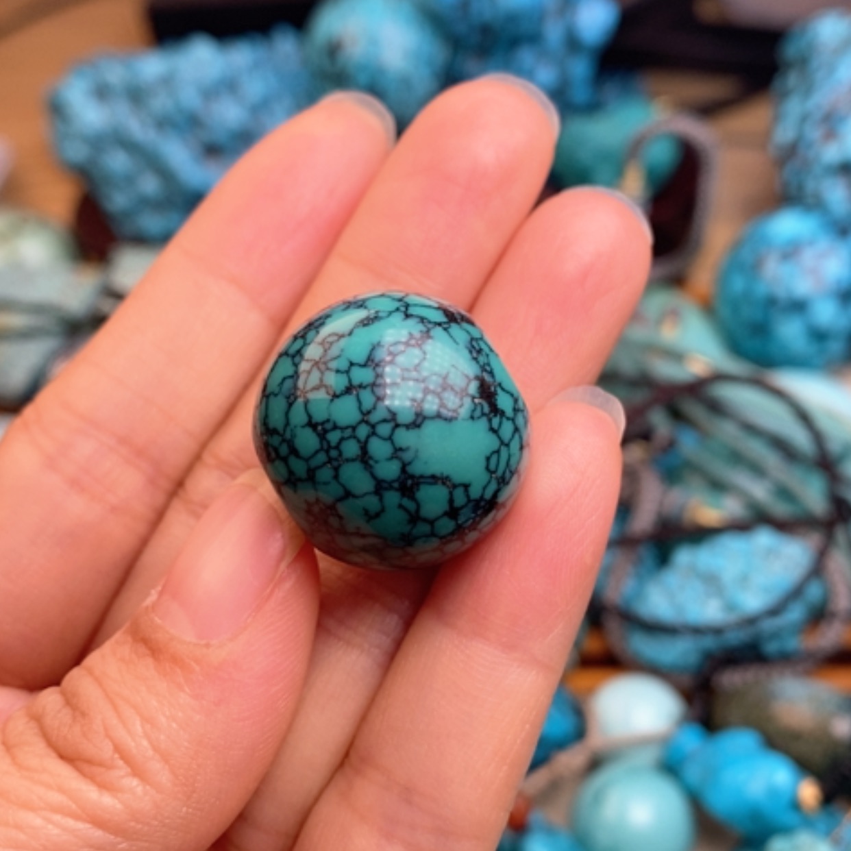 【闪购商品】绿松石珠宝半成品未镶嵌