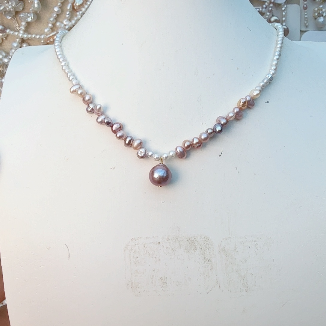 淡水珍珠颈饰未镶嵌