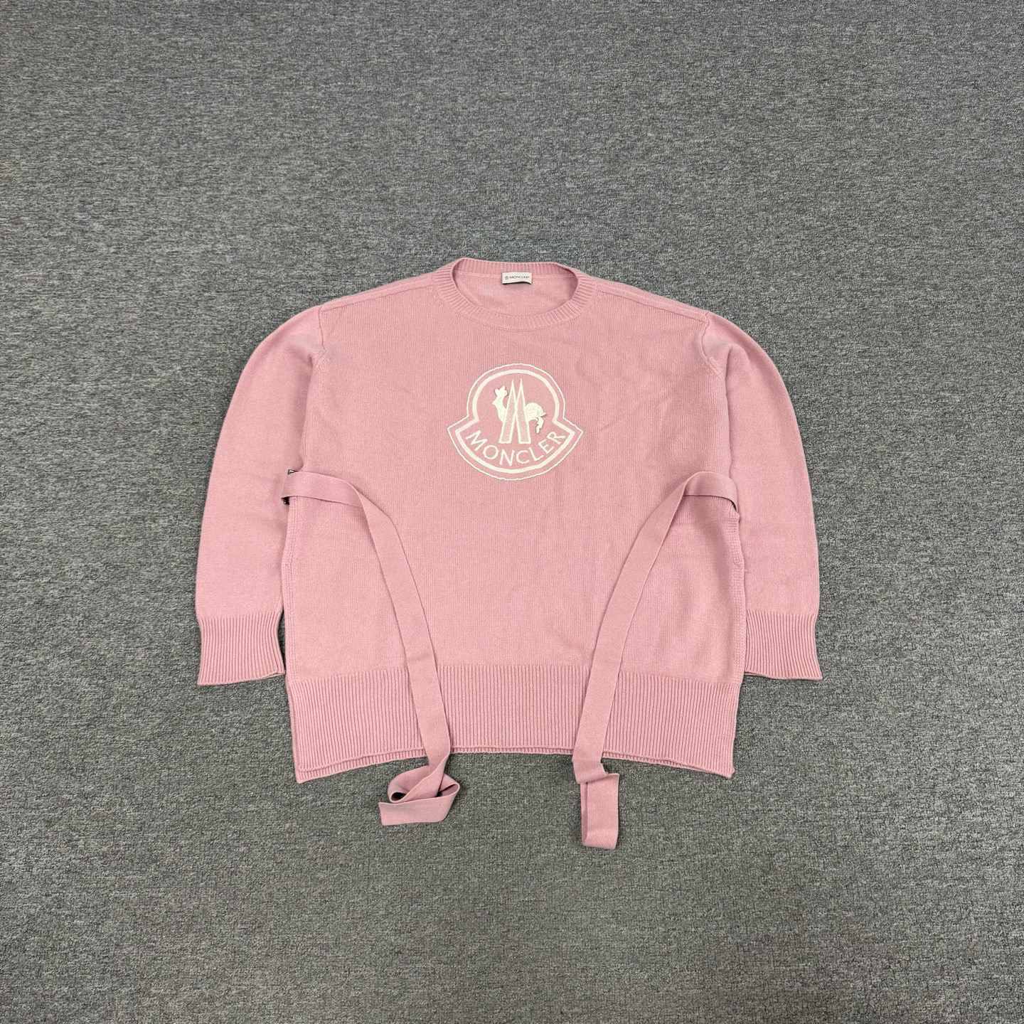 99新 AMIPARIS Moncler 蒙口 徽标系带 针织衫 毛衣 L码 99新