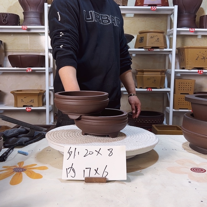 紫砂花盆紫砂花盆