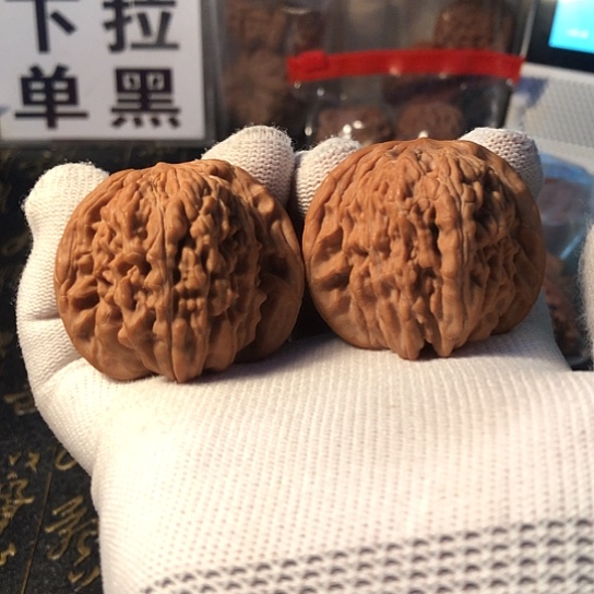 把件文玩核桃四座楼44mm