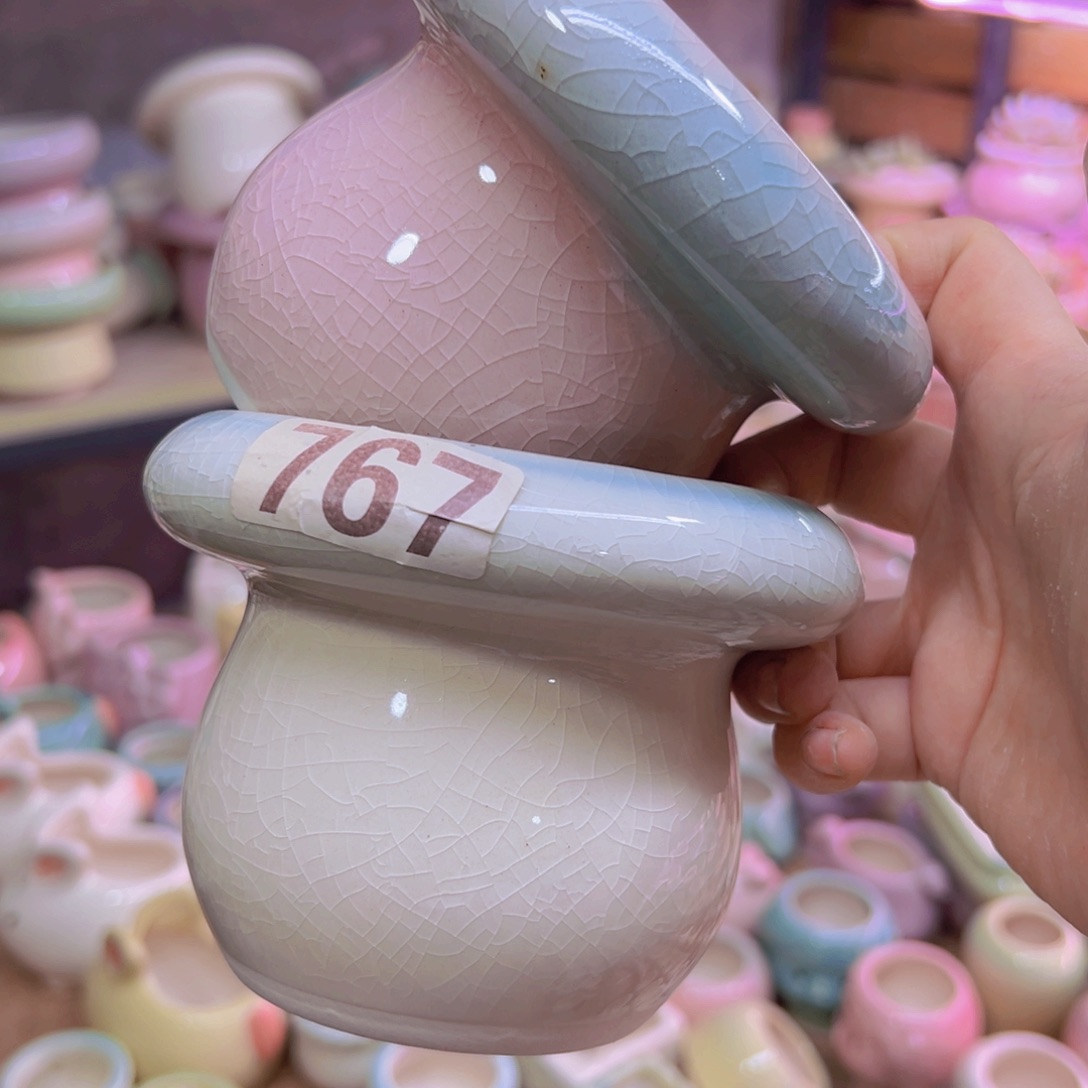 陶瓷花盆当场满12包邮