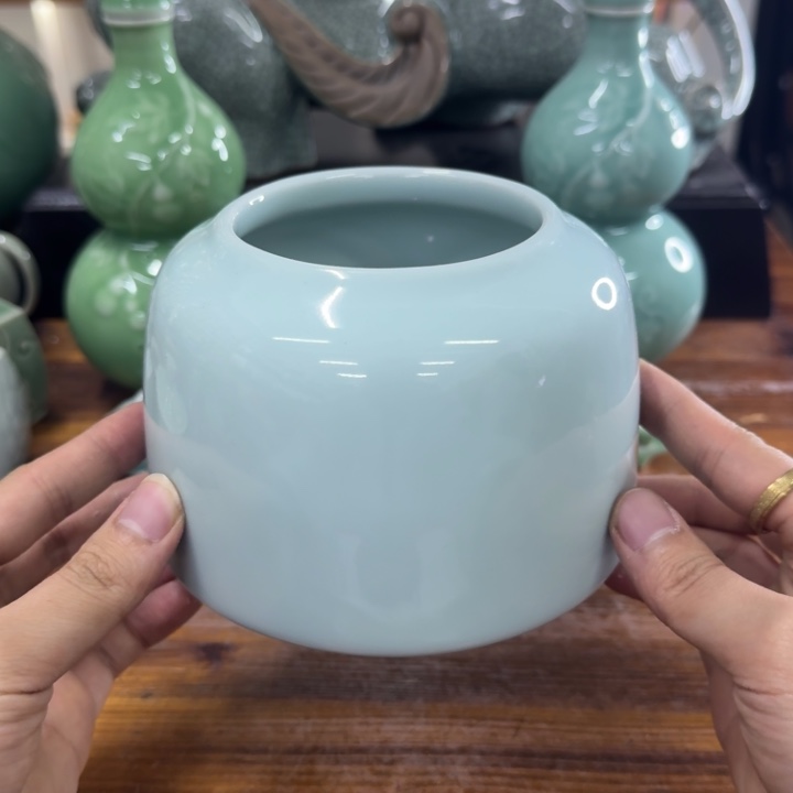 龙泉青瓷茶具微瑕4877