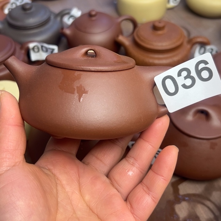 紫砂茶壶?****～紫泥半手工200cc瑕疵