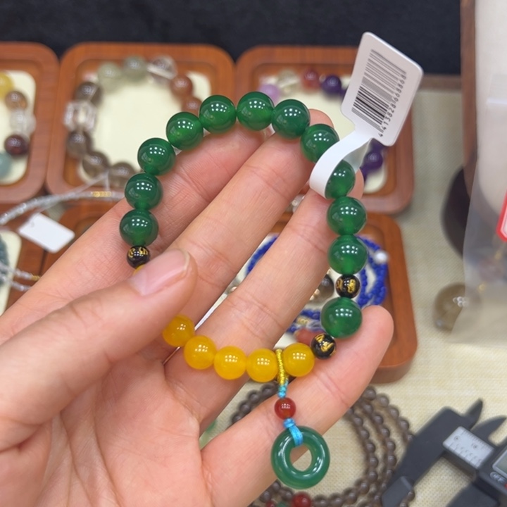 7***v玛瑙/玉髓未镶嵌手链8号