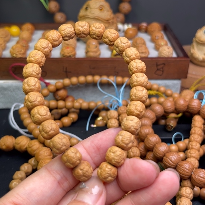 猴头核桃手串小*风饕餮