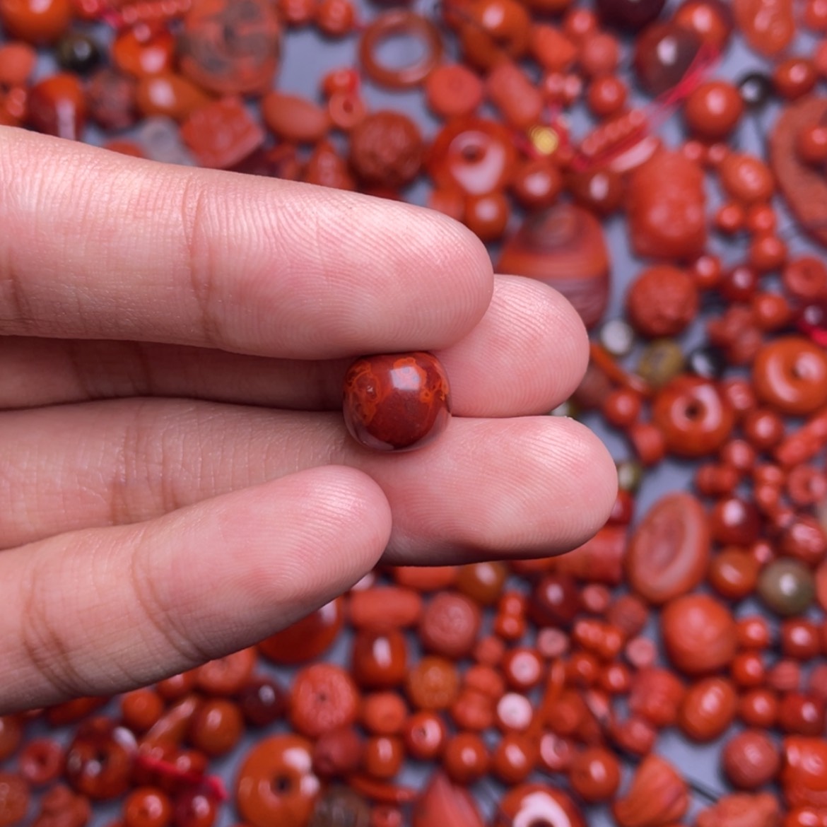 【闪购商品】南红玛瑙天然川料南红精品卡10未镶嵌