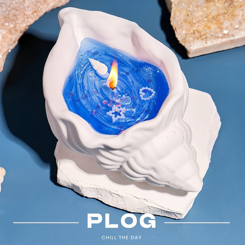 【20个小的可换】家用室内海螺香薰蜡烛卧室小众缓解疲劳安神助眠