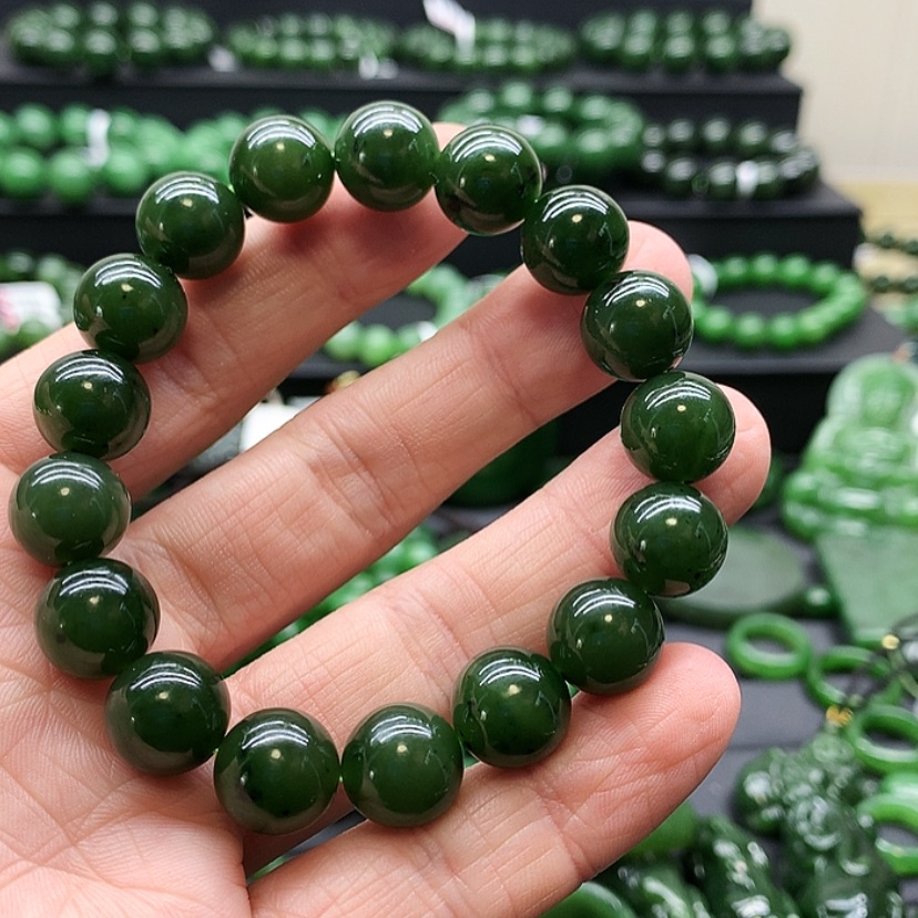 【闪购商品】和田玉（碧玉）手链未镶嵌