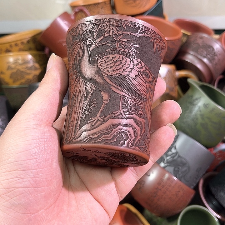 茶杯紫砂全手工紫砂主人杯