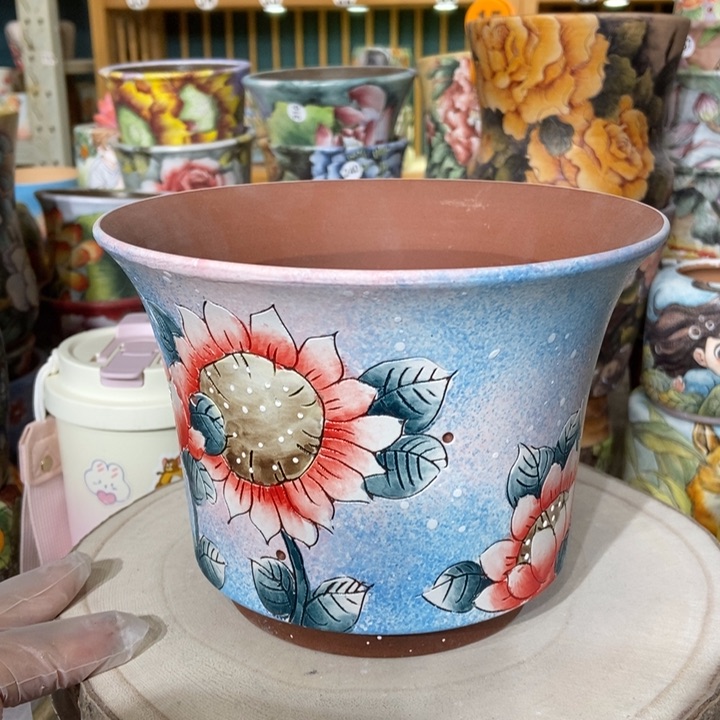 红陶景德镇艺术手绘作品