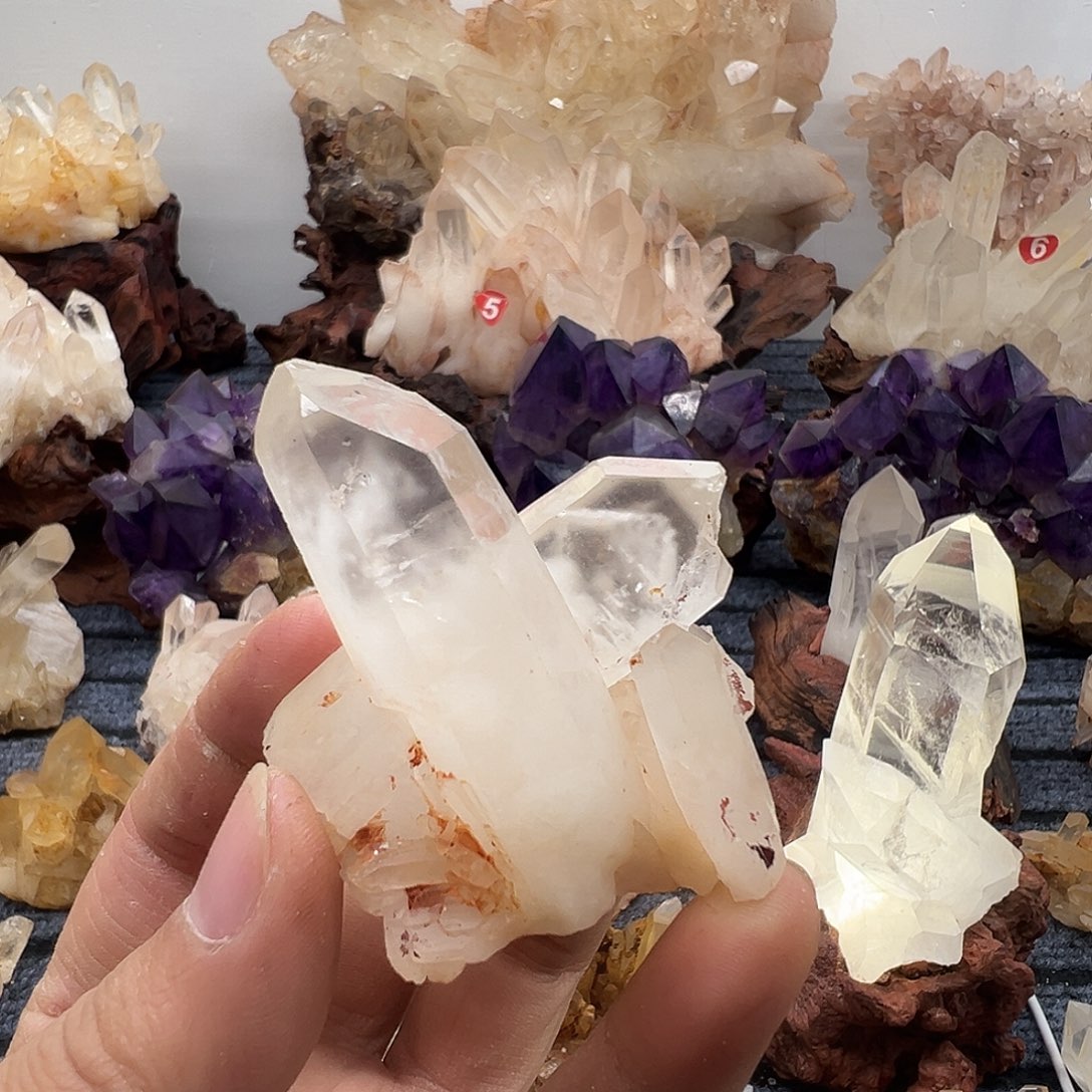 零***渡银S925镶嵌珠宝半成品水晶