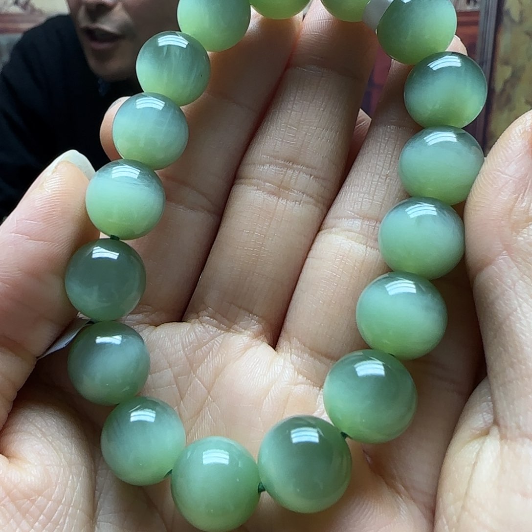 和田玉手串未镶嵌