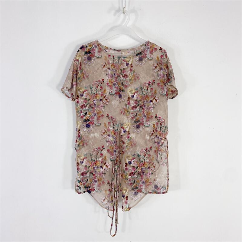 【77衣橱】KKX8896精品女装上衣短袖T恤气质轻奢【红人上新】