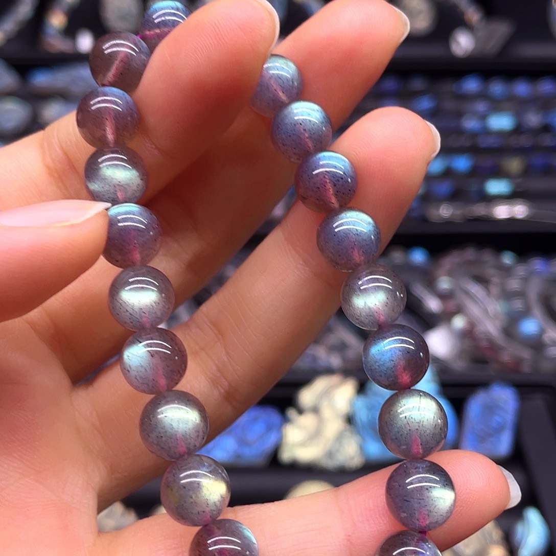 手串长石未镶嵌8.5左右