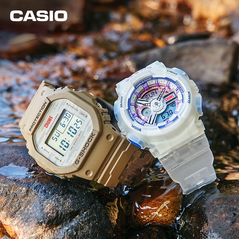 卡西欧【李宁联名】限量小方块手表运动潮流时尚腕表 DW-5600LICH25