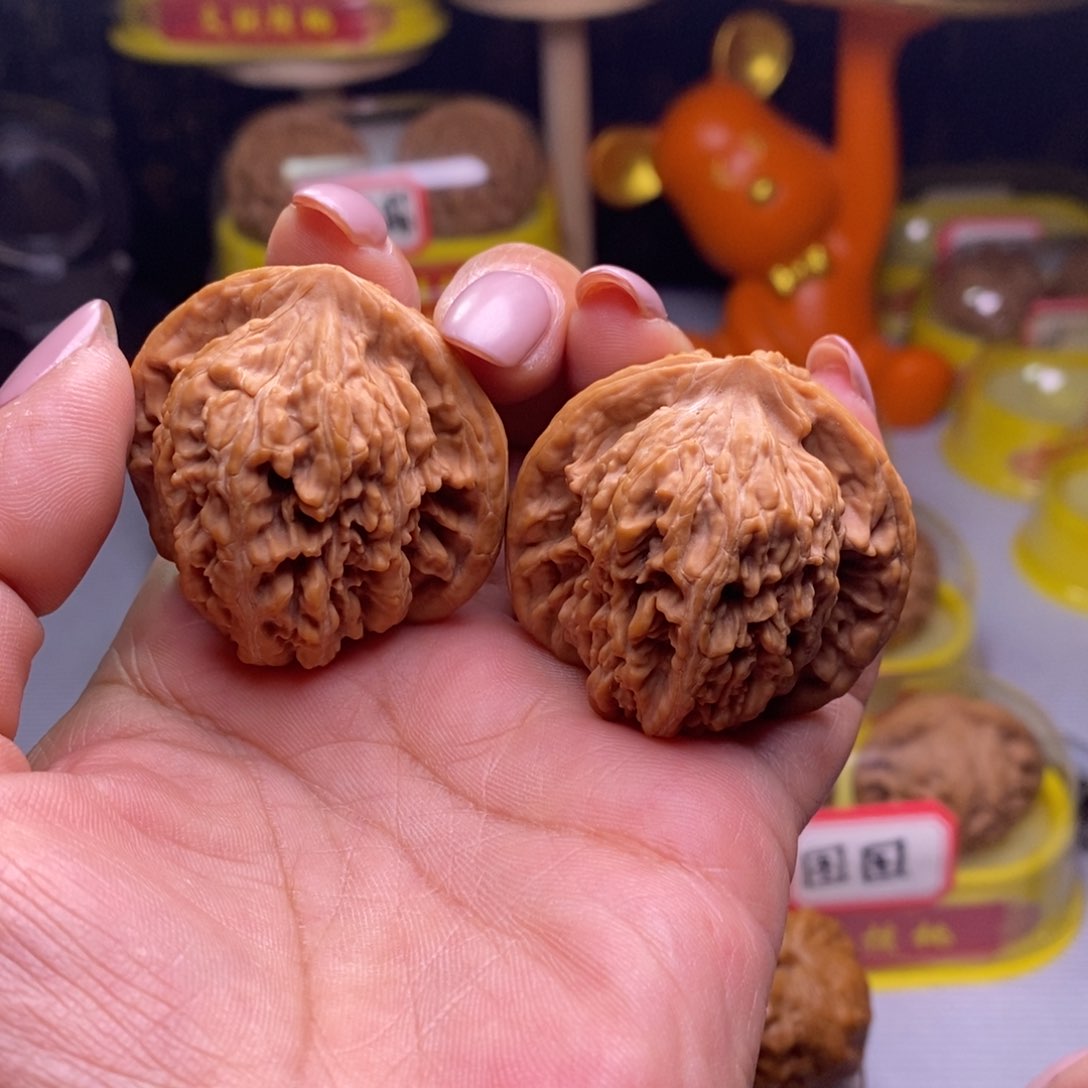 把件文玩核桃011四座楼高桩41尺全品
