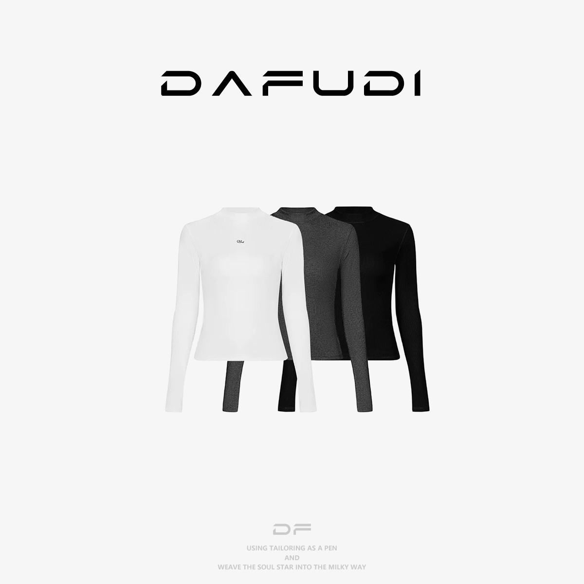 DZ容诺【毛针织衫】25秋冬季时尚新款圆领长袖针织衫修身上衣Z7896