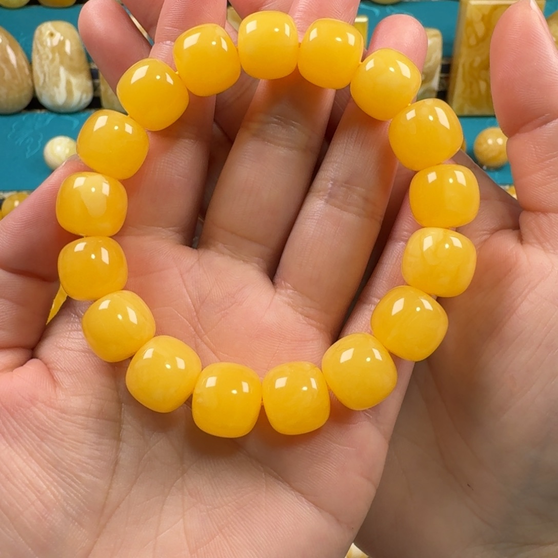 蜜蜡手链未镶嵌蜜蜡