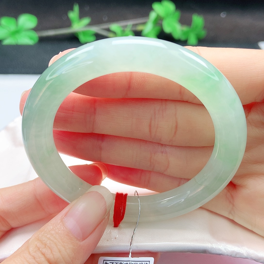 未镶嵌手镯（圆镯）翡翠53圆