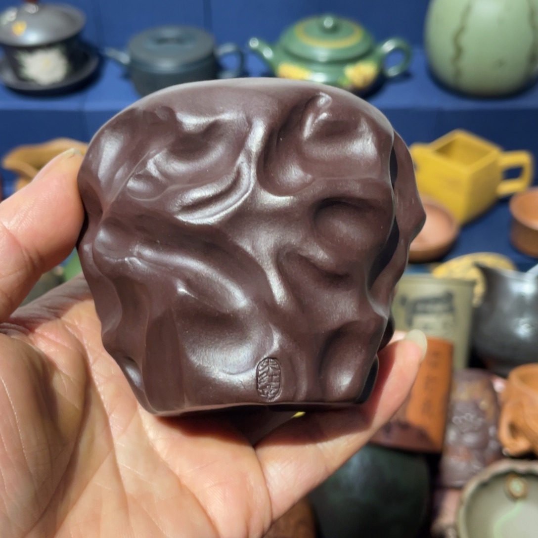 原矿紫砂手工主人杯