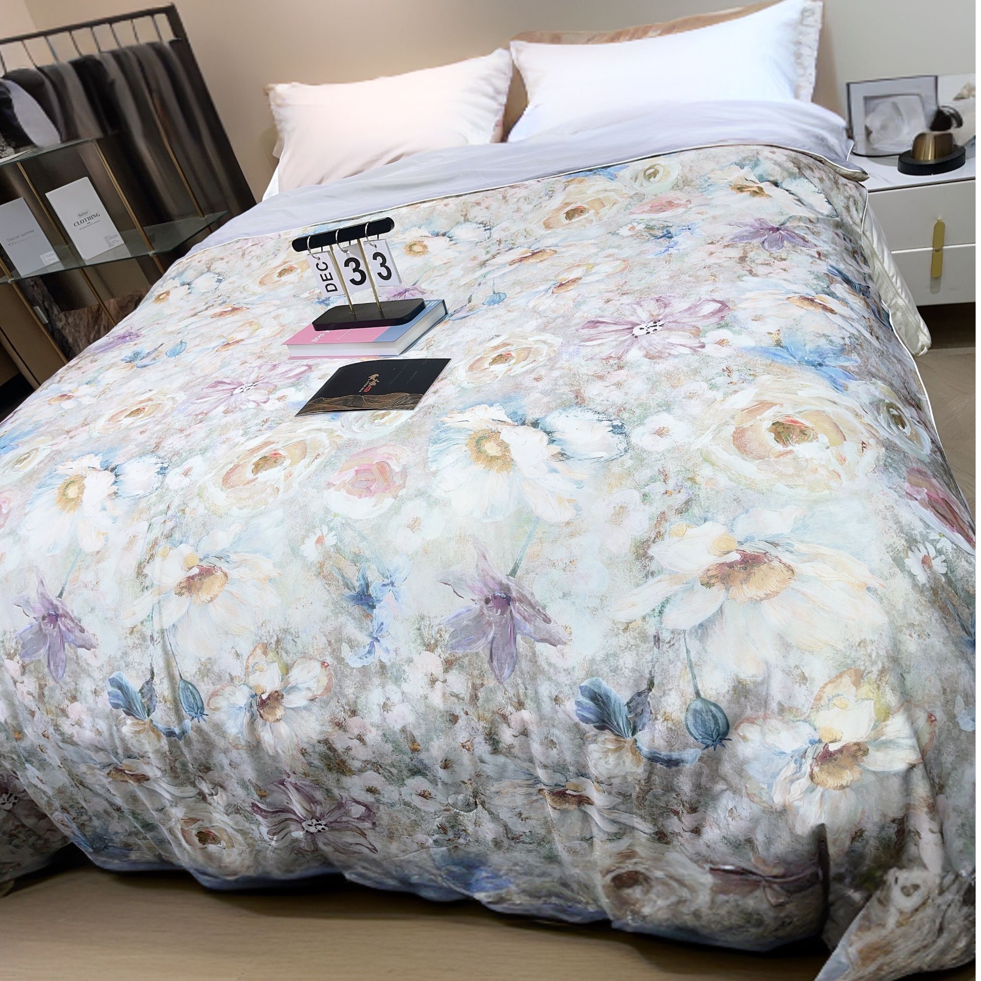 【莫奈花园】蚕丝夏被-100%蚕丝