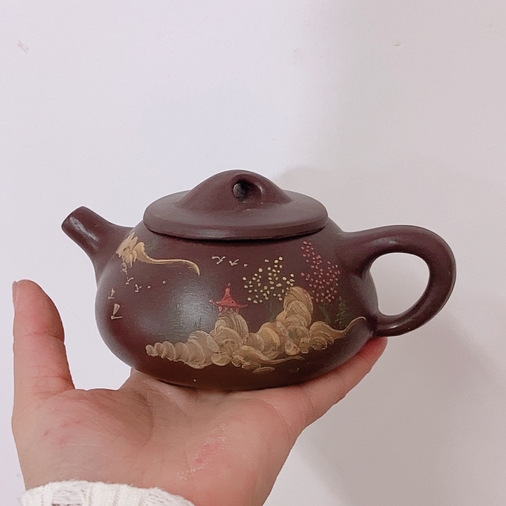 紫砂茶杯宜兴紫砂全手工制作