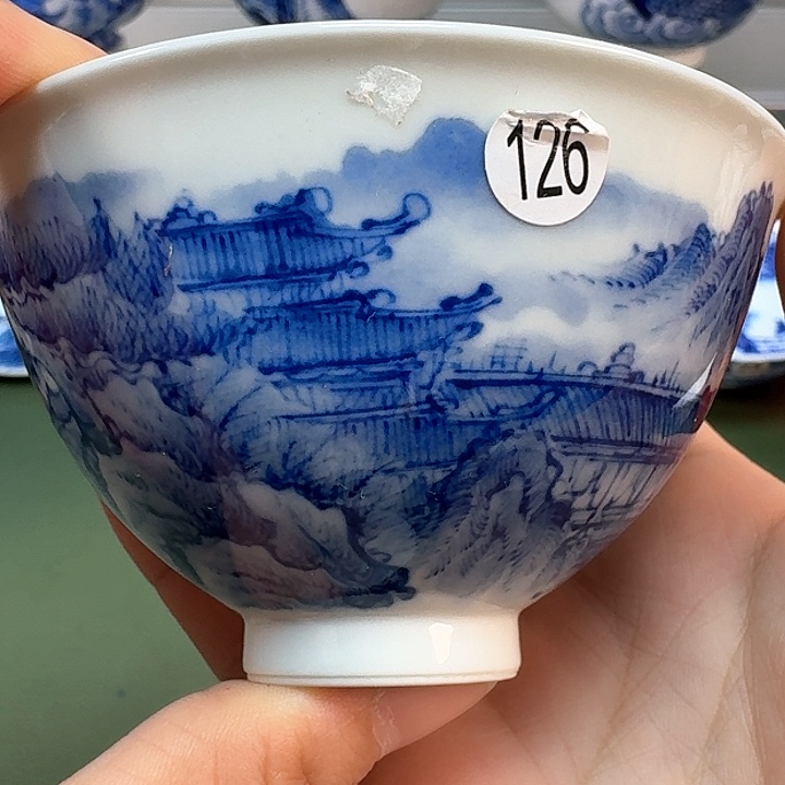 杯木木景德镇纯手绘茶具126