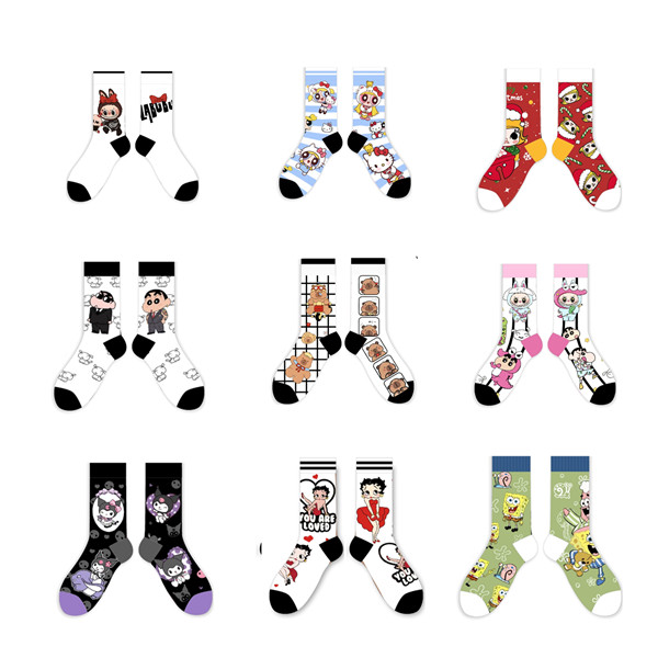 2.精选百搭时尚棉潮袜女（04）