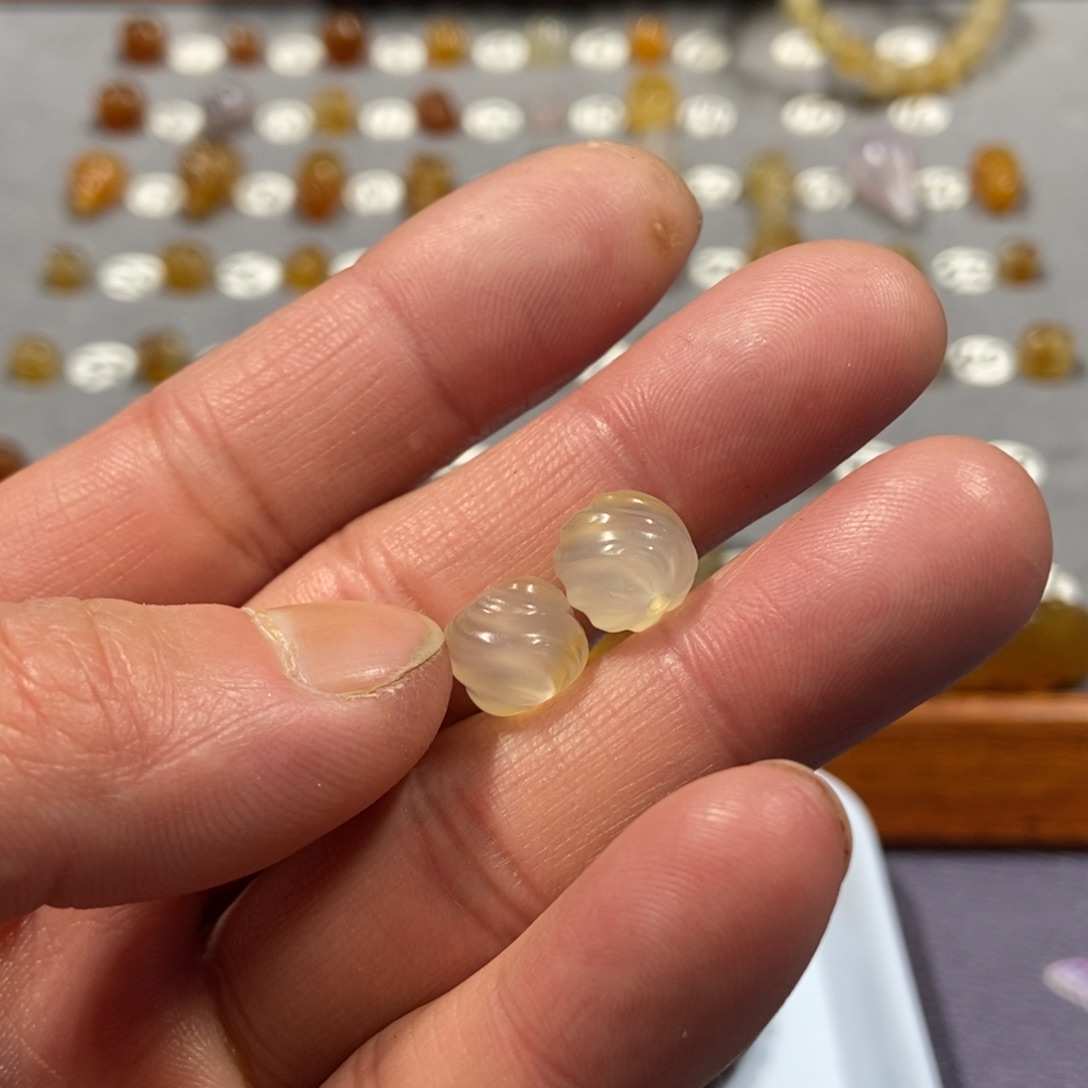 踏***石玛瑙/玉髓合金颈饰珠