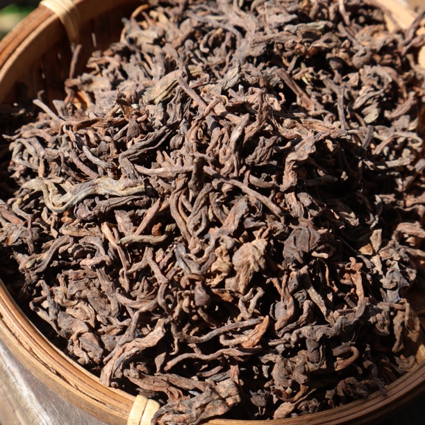 岩子头 古树普洱熟茶【2023年核心区古树头春】