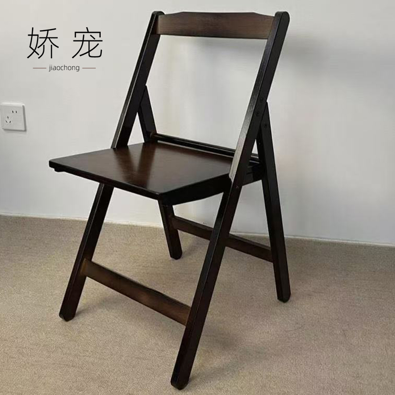 楠竹椅子靠背椅休闲折叠椅餐桌椅子出租房用会议椅电脑椅学习椅子