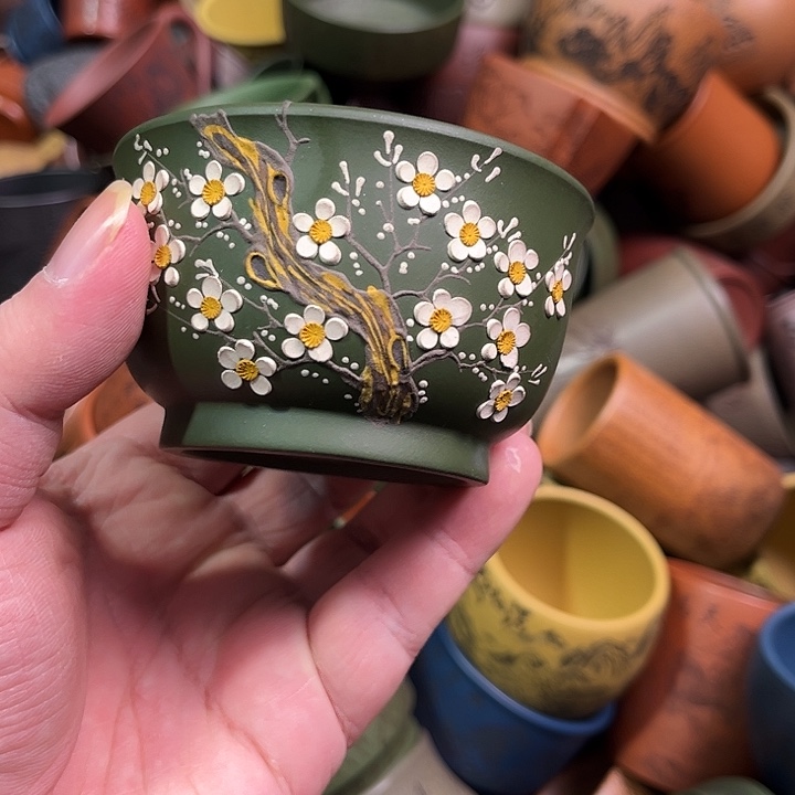 紫砂茶杯全手工紫砂主人杯