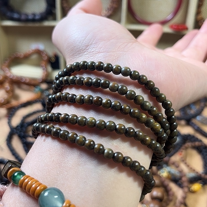 维腊木（绿檀）手串/手链绿檀