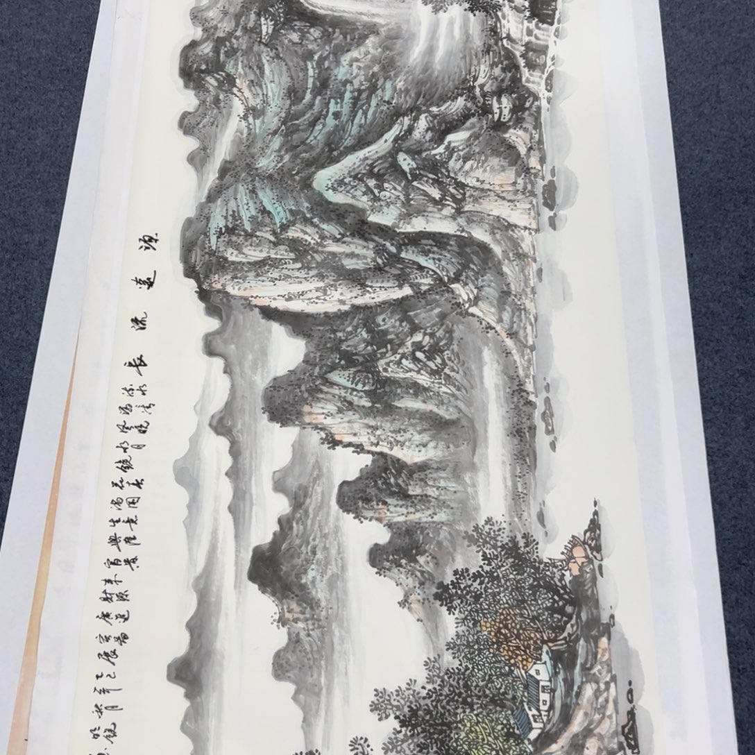 国画手绘宣纸国画作品