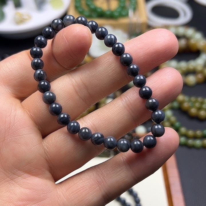 和田玉未镶嵌手链