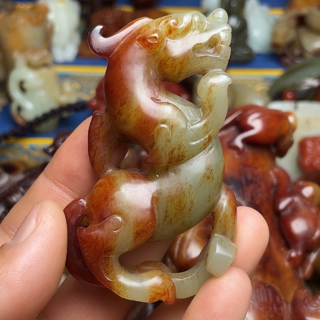 天***和和田玉未镶嵌挂件