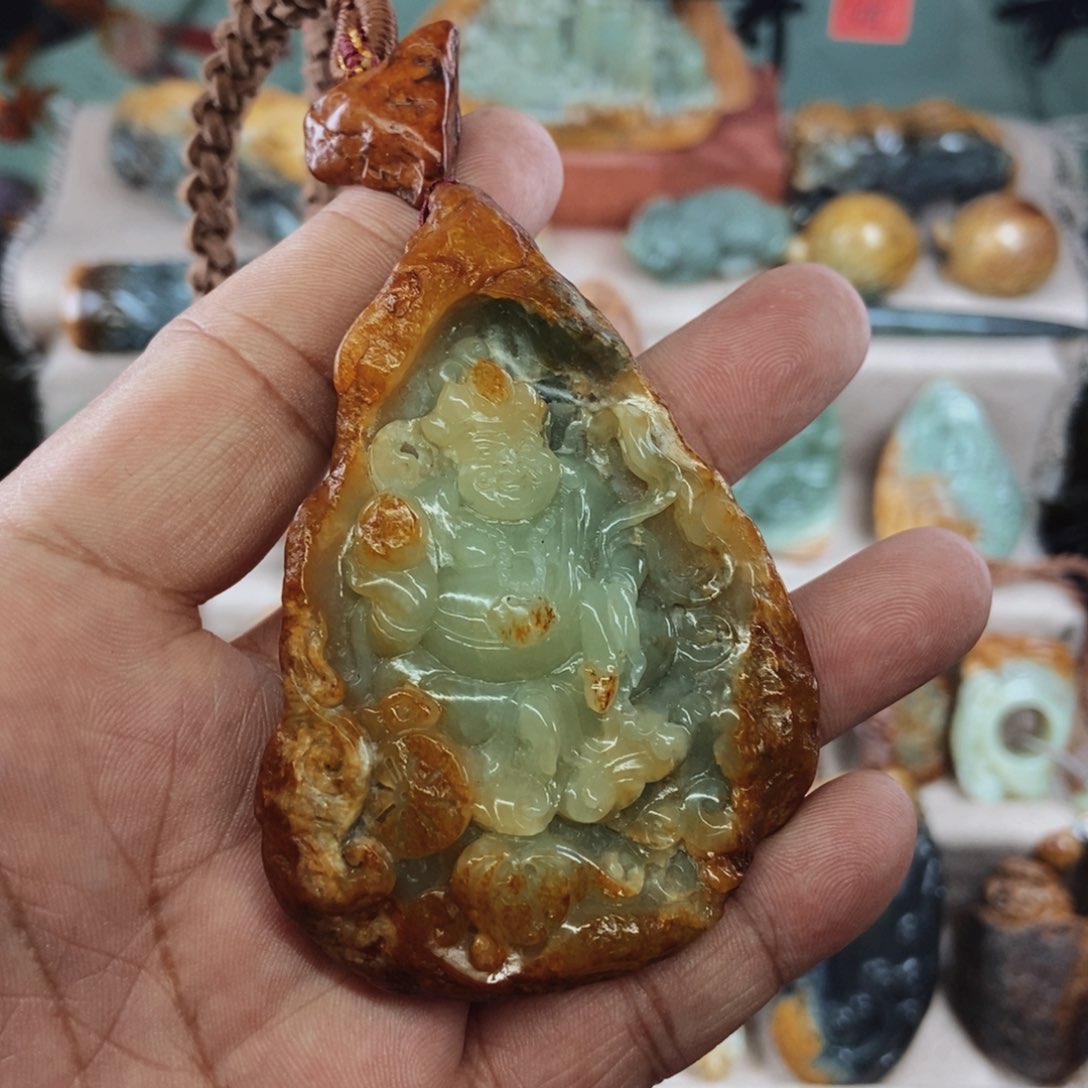 岫岩河磨玉（透闪石质玉）把件未镶嵌独**猫