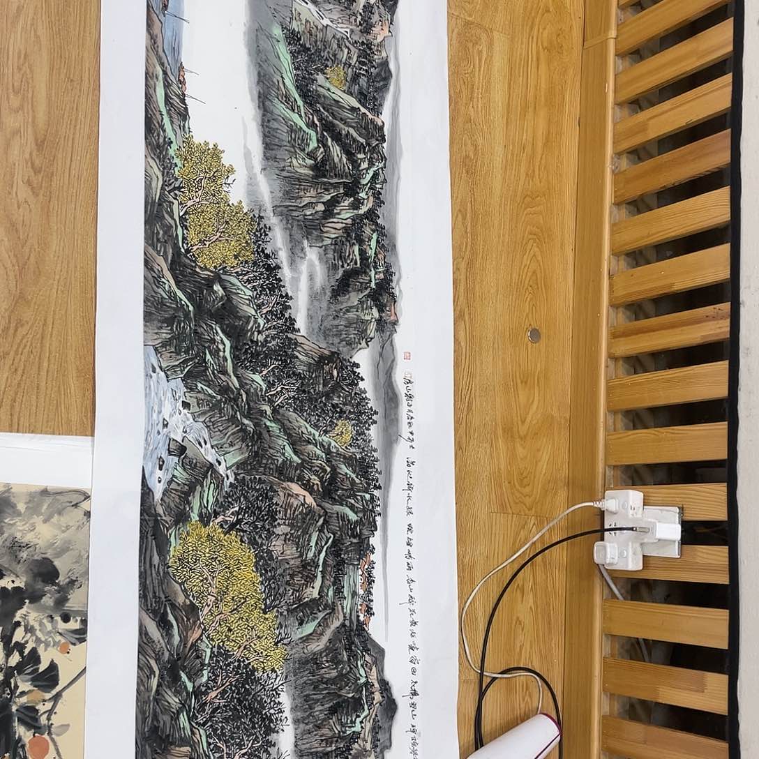 抖*姜奇老师山水作品
