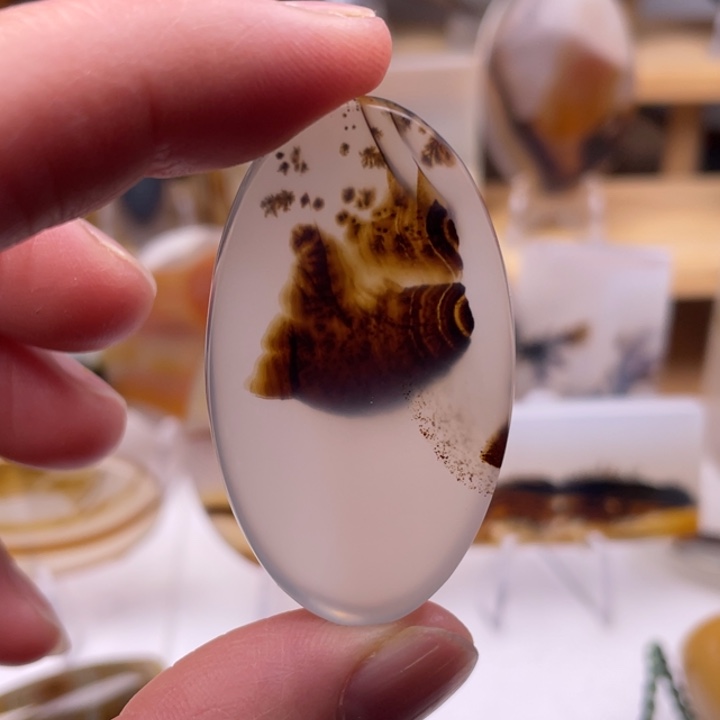 玛瑙/玉髓未镶嵌吊坠(不含链)