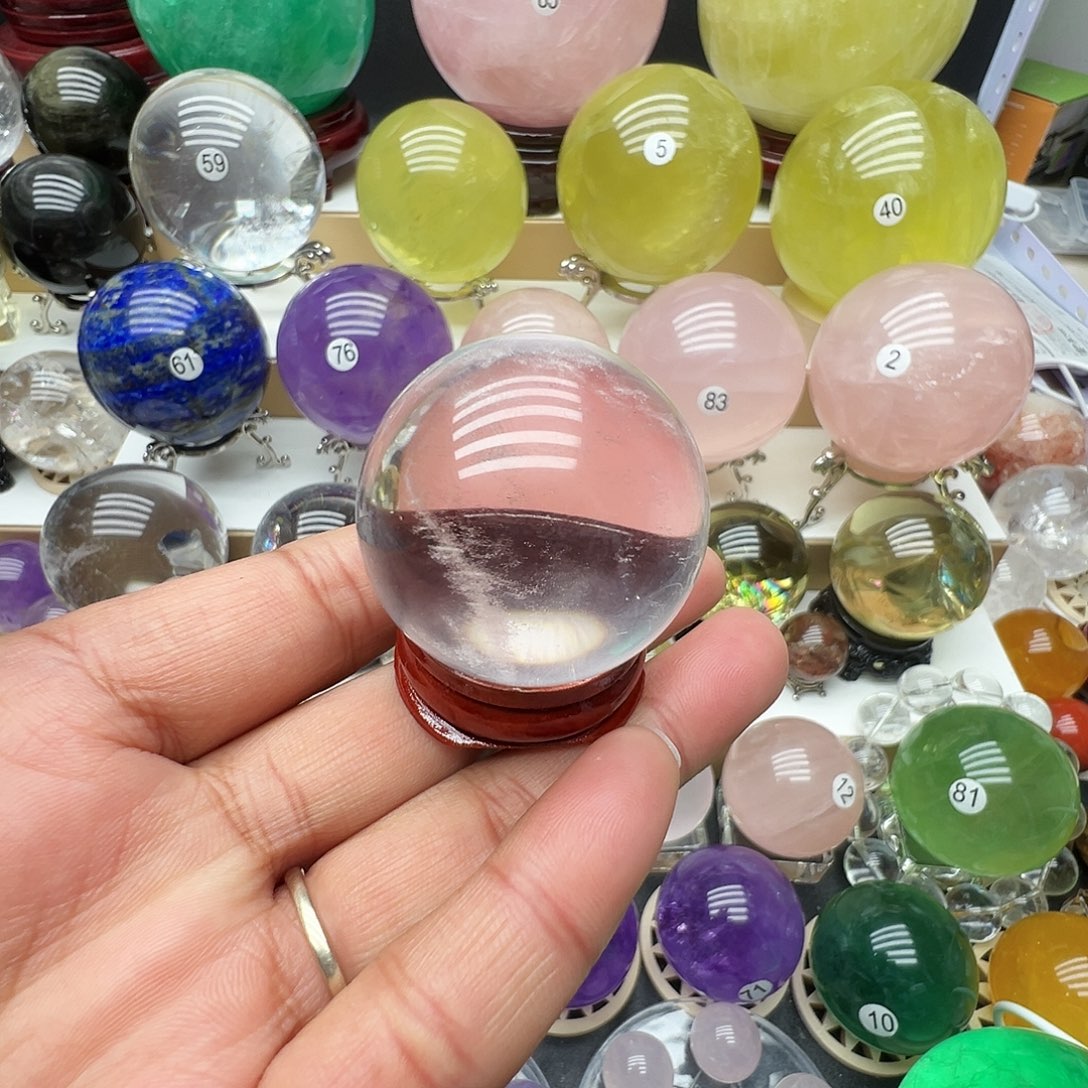 未镶嵌水晶珠宝半成品