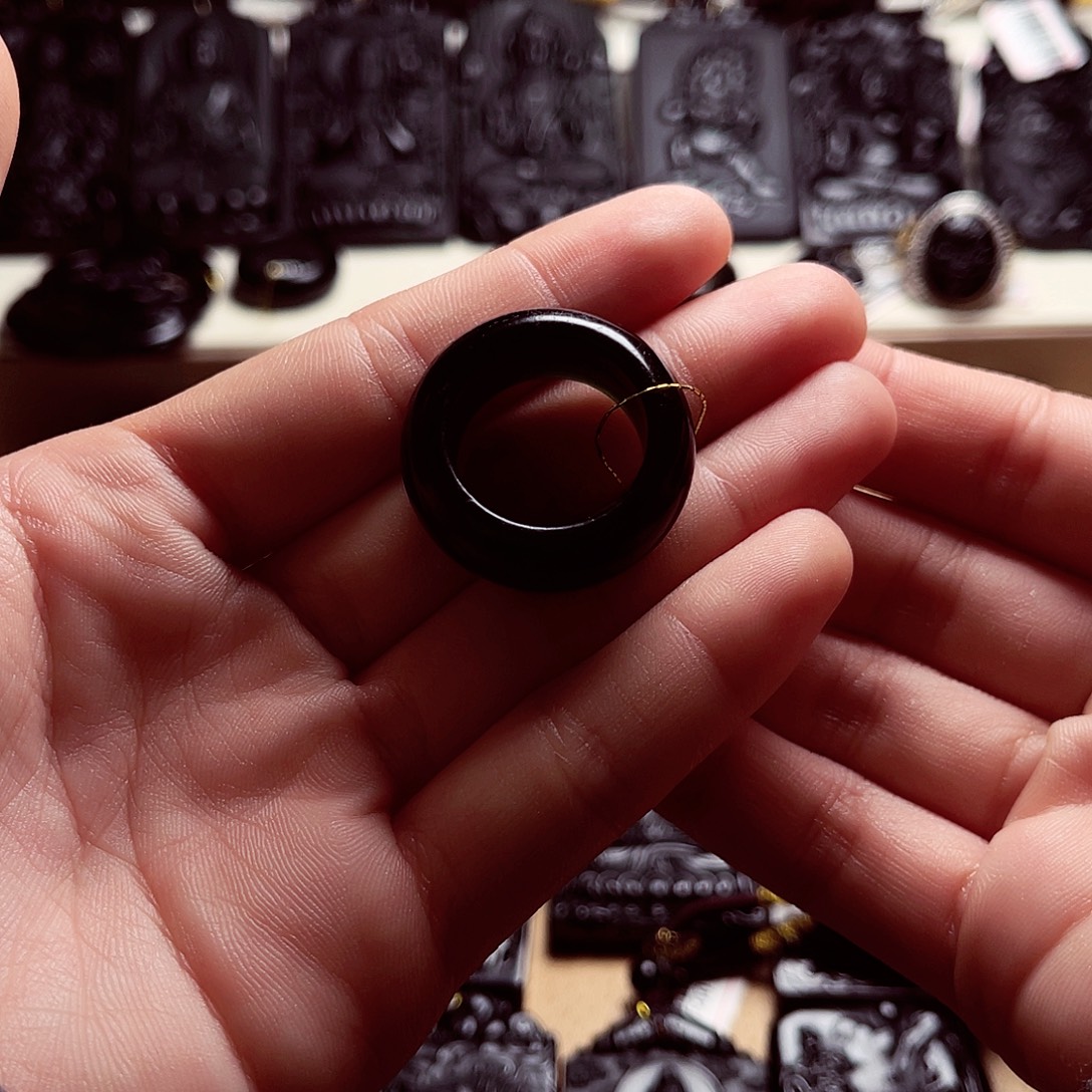 天然缅料A货18戒圈A159