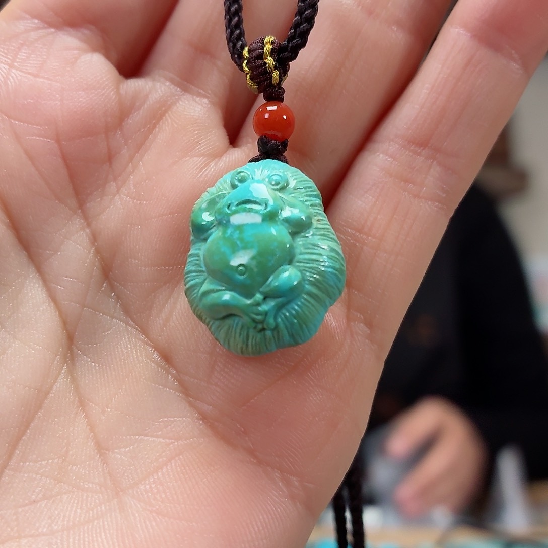 未镶嵌绿松石珠宝奇石暴*猫