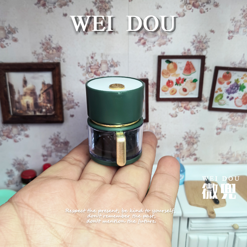  娃屋迷你空气炸锅模型bjd微缩烤箱玩具12分袖珍家电食玩拍摄道具