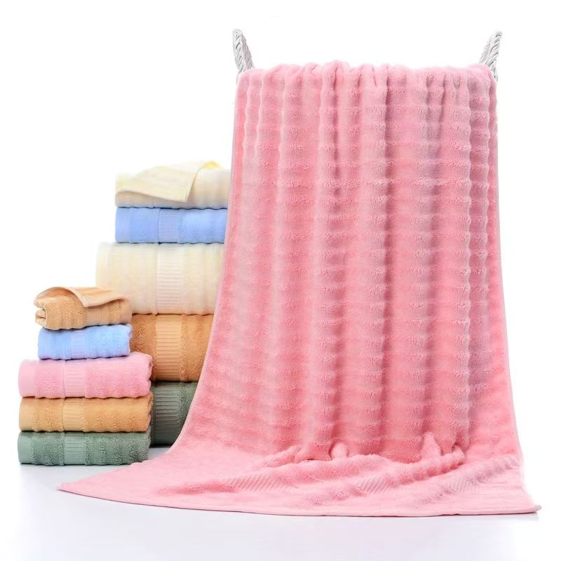 竹纤维毛巾浴巾加厚加大柔软吸水不掉毛成人男女通用浴室浴巾毛巾