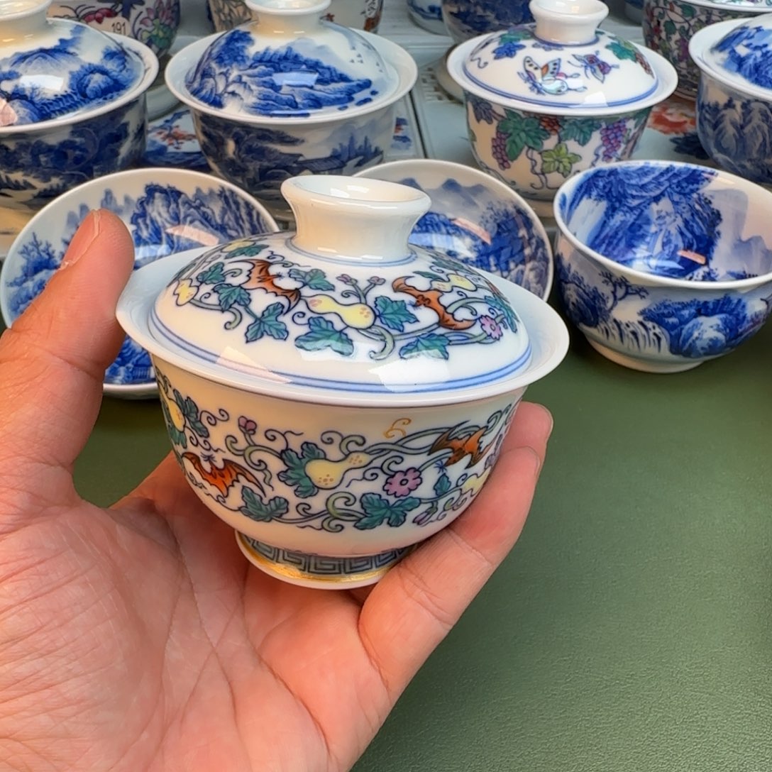 陶纯手工纯手绘茶具319