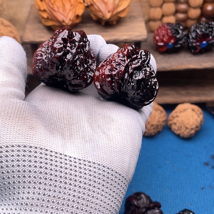 文玩核桃吊坠蛤蟆头F