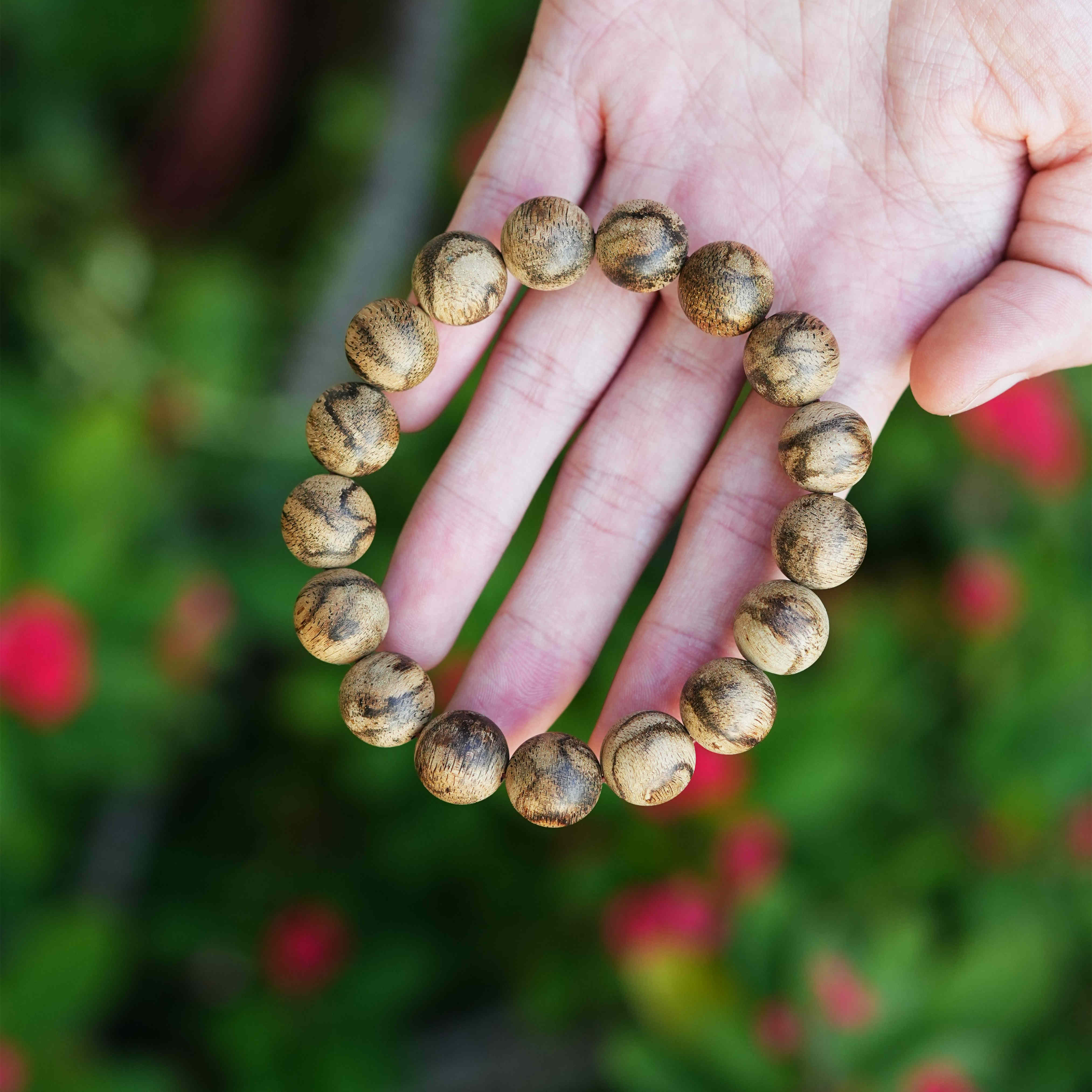 千千说沉香-12mm柬埔寨沉香手串文玩男女款佛珠保真天然老料