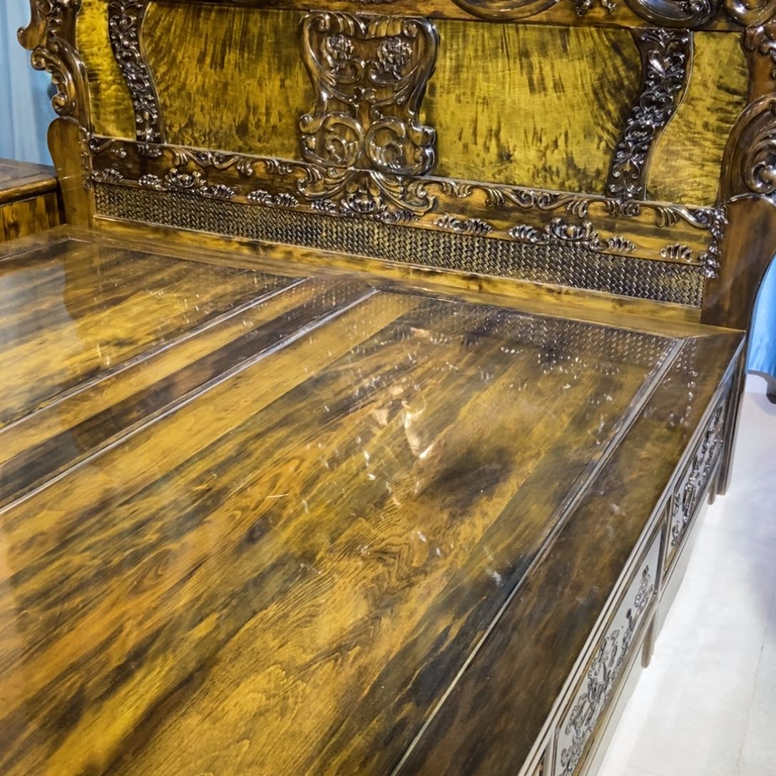 用***6楠木高低床三件套