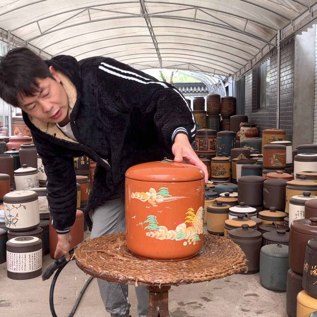 紫砂茶叶罐7 饼茶叶罐